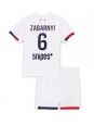 Paris Saint-Germain Illia Zabarnyi #6 Bortedraktsett Barn 2025-26 Korte ermer (+ bukser)